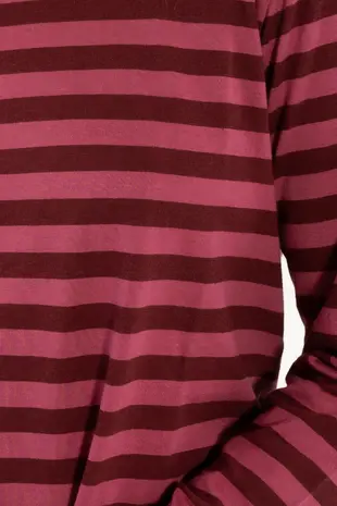 Danefae Danefae - danebasic merry ls tee - dark cherry/berry compote