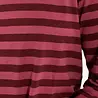 Danefae Danefae - danebasic merry ls tee - dark cherry/berry compote