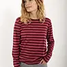 Danefae Danefae - danebasic merry ls tee - dark cherry/berry compote