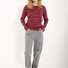 Danefae Danefae - danebasic merry ls tee - dark cherry/berry compote
