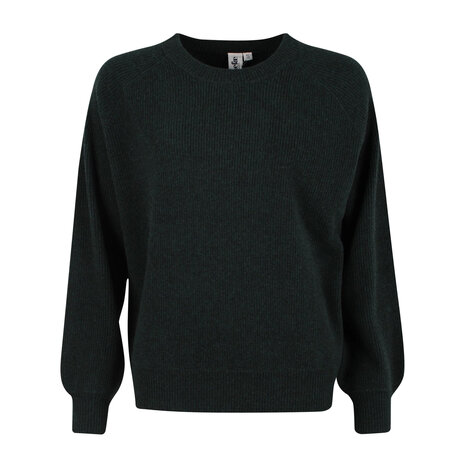 Danefae Danefae - danerelation chunky merino wool sweater - dark forest