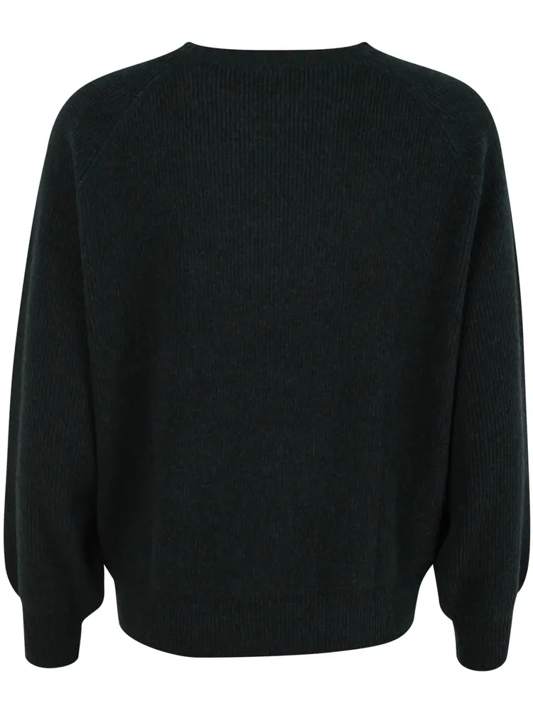 Danefae Danefae - danerelation chunky merino wool sweater - dark forest