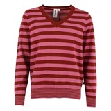 Danefae Danefae - danenote merino wool sweater - berry compote/chili