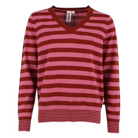 Danefae Danefae - danenote merino wool sweater - berry compote/chili