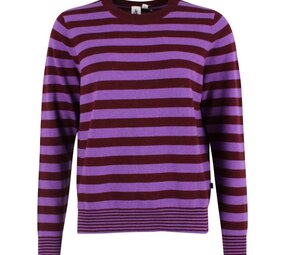 Danefae Danefae - daneletter merino wool sweater - purple/dark wine Danefae Danefae - daneletter merino wool sweater - purple/dark wine