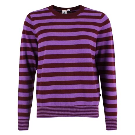 Danefae Danefae - daneletter merino wool sweater - purple/dark wine Danefae Danefae - daneletter merino wool sweater - purple/dark wine