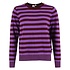 Danefae - daneletter merino wool sweater - purple/dark wine