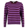 Danefae Danefae - daneletter merino wool sweater - purple/dark wine Danefae Danefae - daneletter merino wool sweater - purple/dark wine