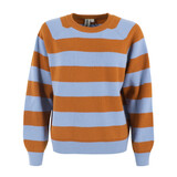 Danefae Danefae - danerelation chunky merino wool sweater - porcelaine/chili