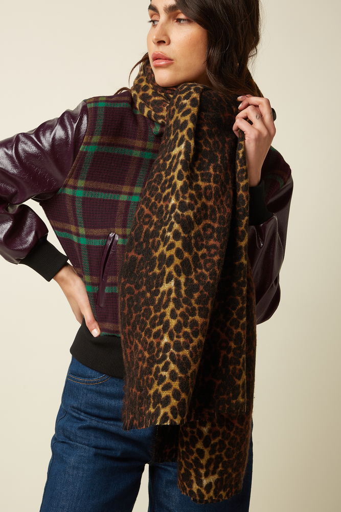 King Louie King Louie - fargo scarfs - cognac orange King Louie King Louie - fargo scarfs - cognac orange