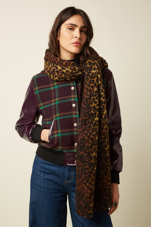 King Louie King Louie - fargo scarfs - cognac orange King Louie King Louie - fargo scarfs - cognac orange