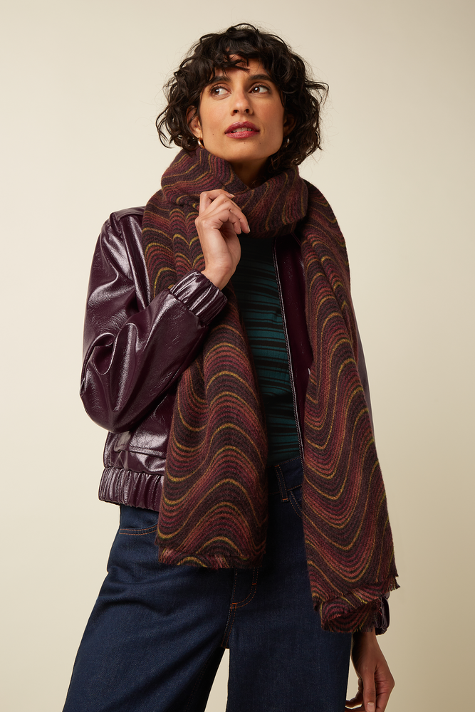 King Louie King Louie - jefferson scarf - bitter chocolate King Louie King Louie - jefferson scarf - bitter chocolate