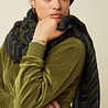 King Louie King Louie - jefferson scarf - evening blue King Louie King Louie - jefferson scarf - evening blue