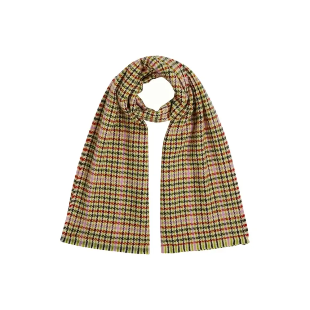 King Louie King Louie - houndstooth scarf - spicy brown King Louie King Louie - houndstooth scarf - spicy brown