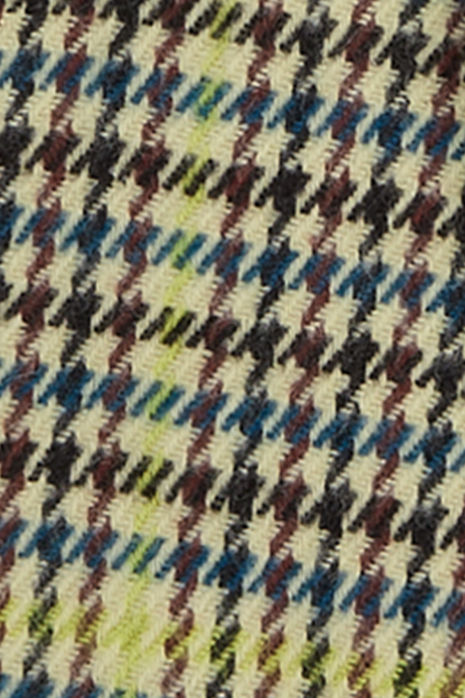 King Louie King Louie - houndstooth scarf - spruced green