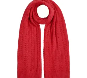 King Louie King Louie - scarf ajour carre - fire red King Louie King Louie - scarf ajour carre - fire red