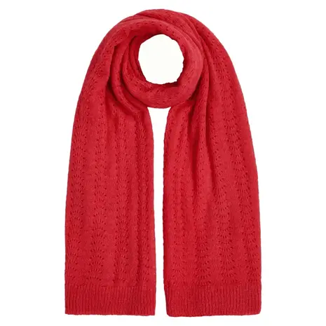 King Louie King Louie - scarf ajour carre - fire red King Louie King Louie - scarf ajour carre - fire red