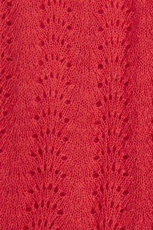 King Louie King Louie - scarf ajour carre - fire red King Louie King Louie - scarf ajour carre - fire red
