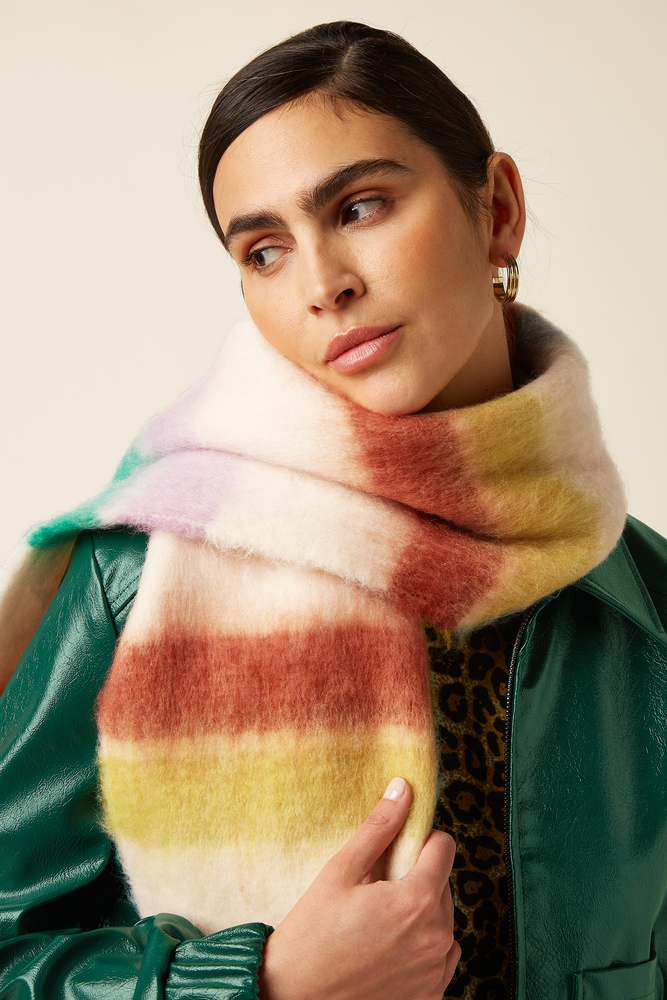 King Louie King Louie - striped scarf - multi color King Louie King Louie - striped scarf - multi color