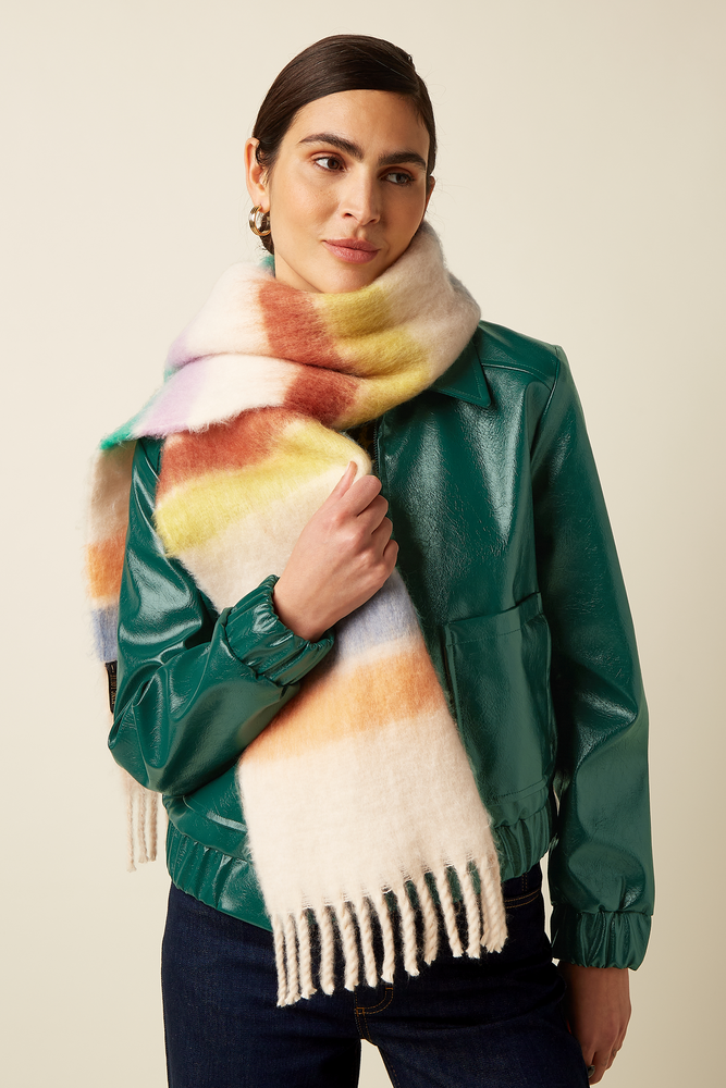 King Louie King Louie - striped scarf - multi color King Louie King Louie - striped scarf - multi color