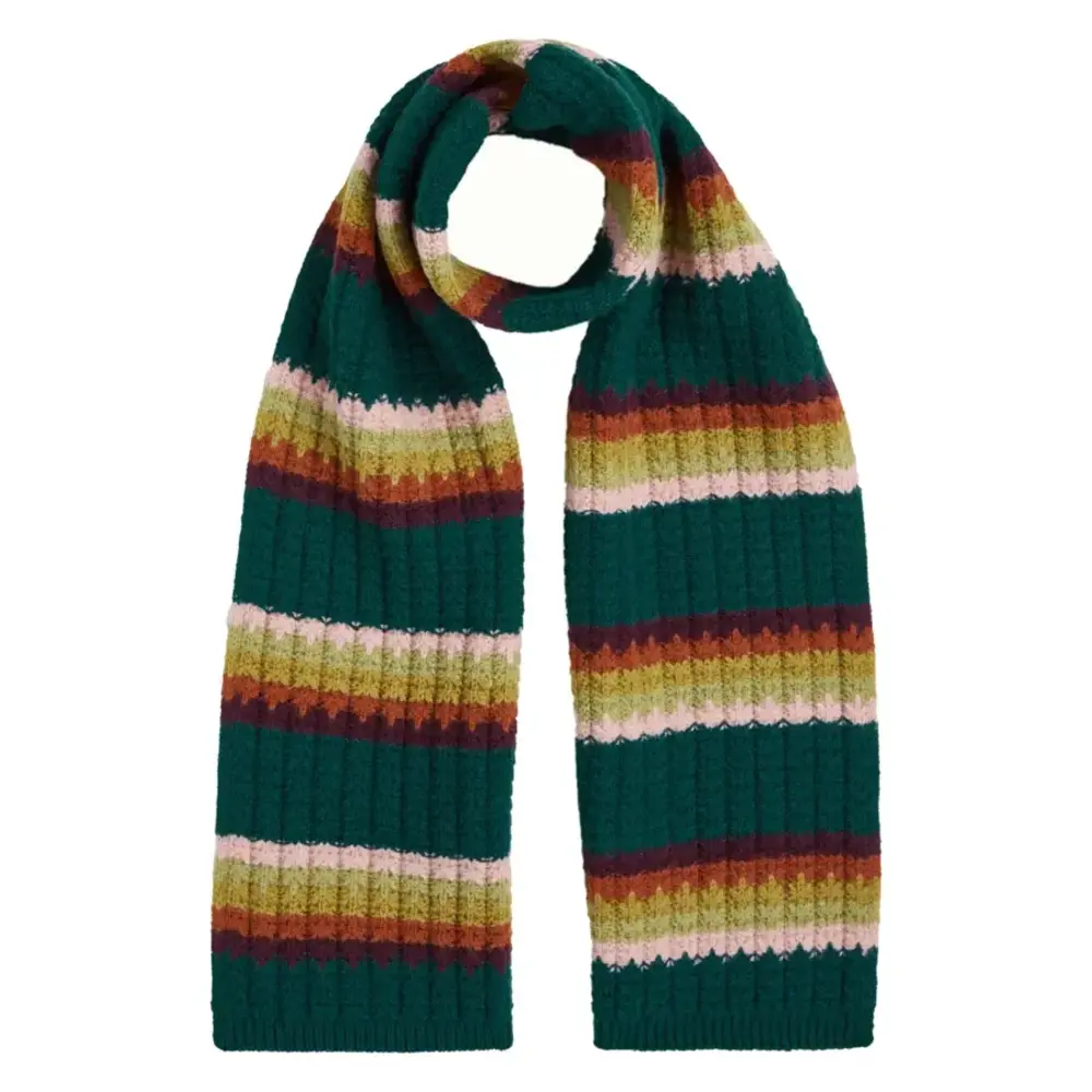 King Louie King Louie - harley stripe scarf - dragonfly green King Louie King Louie - harley stripe scarf - dragonfly green