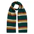 King Louie - harley stripe scarf - dragonfly green