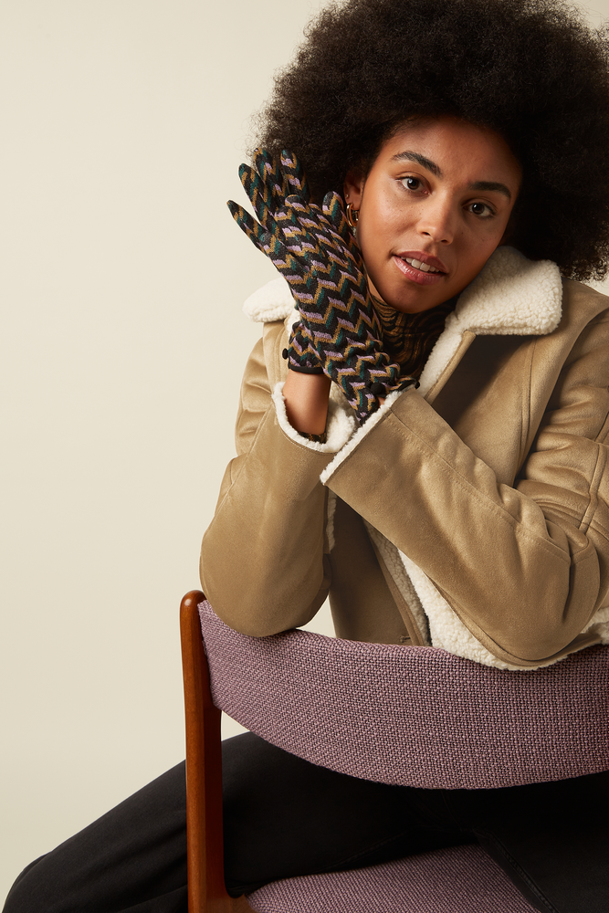 King Louie King Louie - mirelle glove - golden brown
