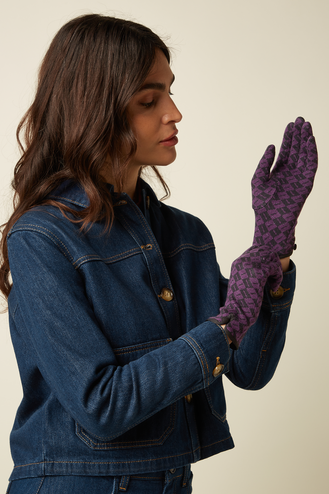 King Louie King Louie - leaf glove - imperial purple King Louie King Louie - leaf glove - imperial purple