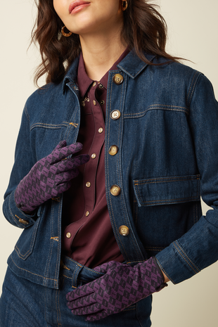 King Louie King Louie - leaf glove - imperial purple King Louie King Louie - leaf glove - imperial purple