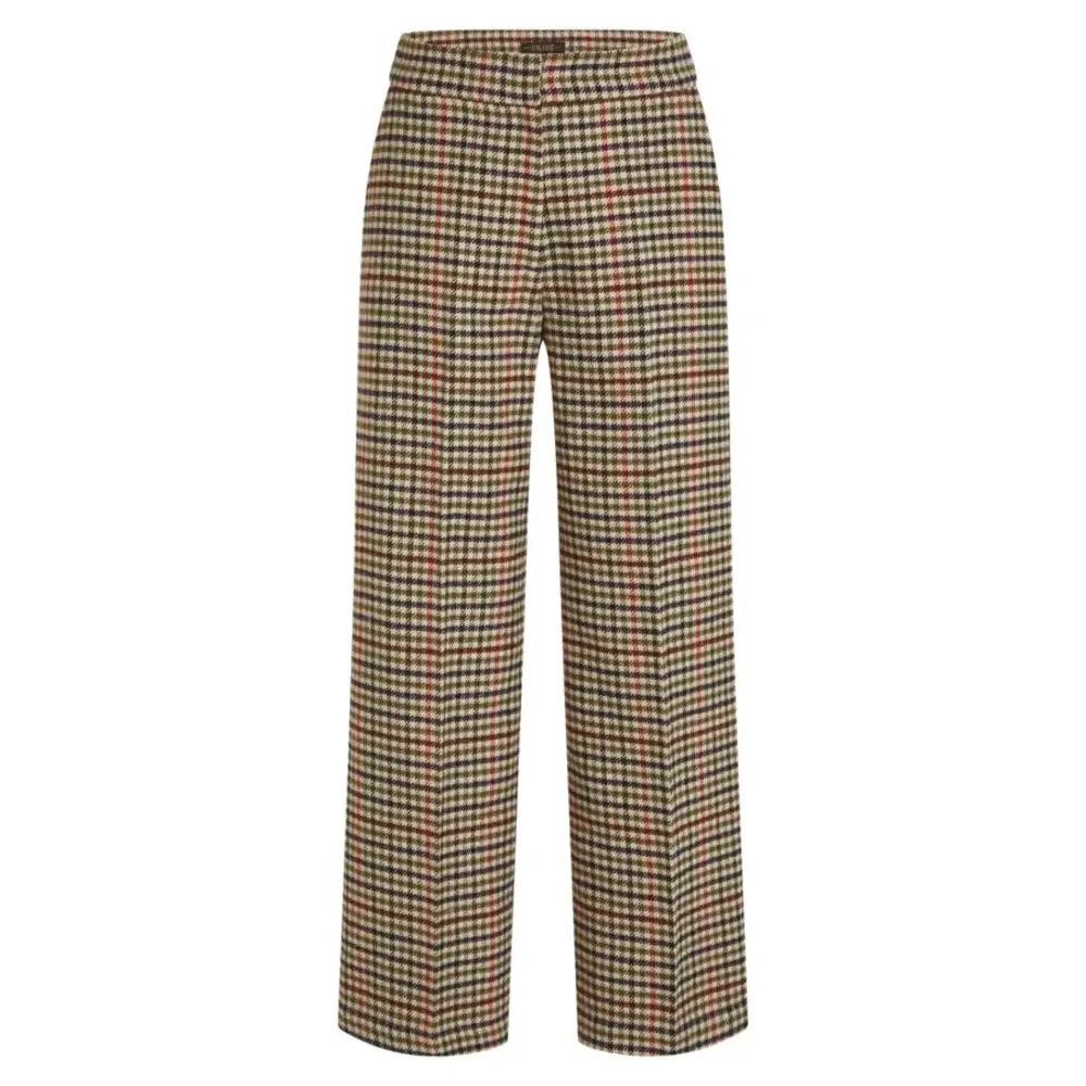 King Louie King Louie - federica pants basso check - marzipan King Louie King Louie - federica pants basso check - marzipan