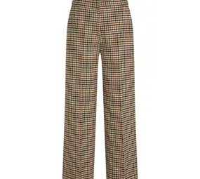 King Louie King Louie - federica pants basso check - marzipan King Louie King Louie - federica pants basso check - marzipan