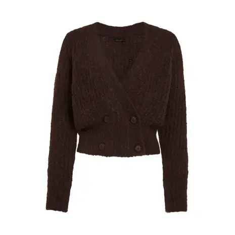 King Louie King Louie - fiora cardi hollow - rum brown King Louie King Louie - fiora cardi hollow - rum brown