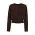 King Louie - fiora cardi hollow - rum brown King Louie - fiora cardi hollow - rum brown