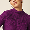 King Louie King Louie - joanie raglan top orcia - caspia purple King Louie King Louie - joanie raglan top orcia - caspia purple