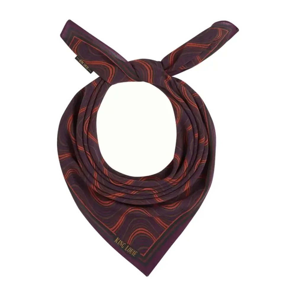 King Louie King Louie - jefferson scarf - porto red King Louie King Louie - jefferson scarf - porto red