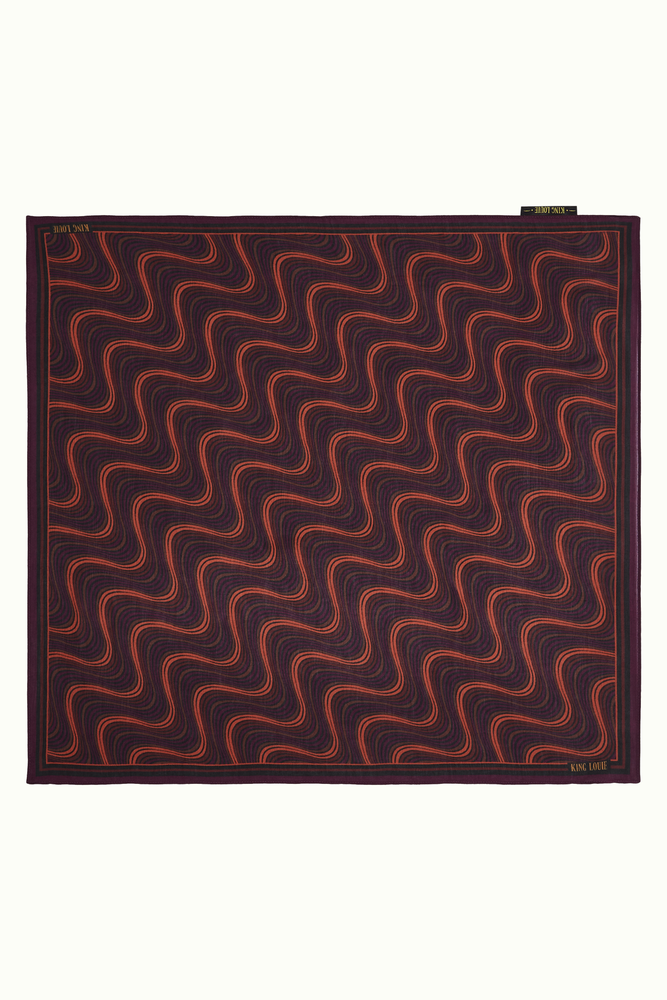 King Louie King Louie - jefferson scarf - porto red King Louie King Louie - jefferson scarf - porto red