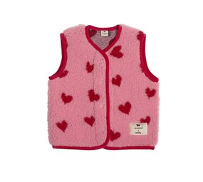 Alwero Alwero x Salty - bodywarmer tyb junior - bubble gum heart Alwero Alwero x Salty - bodywarmer tyb junior - bubble gum heart