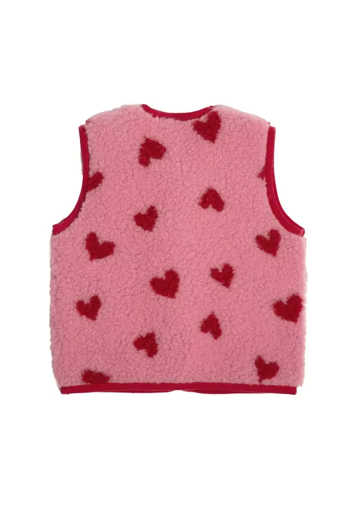 Alwero Alwero x Salty - bodywarmer tyb junior - bubble gum heart Alwero Alwero x Salty - bodywarmer tyb junior - bubble gum heart