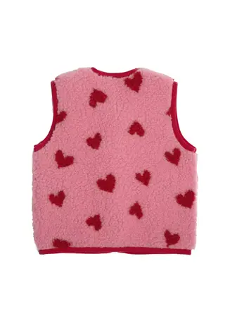 Alwero Alwero x Salty - bodywarmer tyb junior - bubble gum heart Alwero Alwero x Salty - bodywarmer tyb junior - bubble gum heart