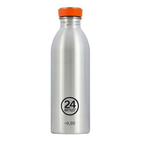 24 Bottles 24 Bottles - rvs drinkfles (500ml) - brushed steel