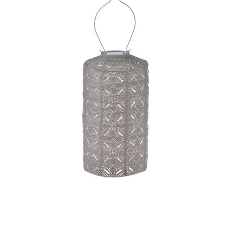 Lumiz Lumiz - solar lantaarn - cylinder 18 mandela - light taupe Lumiz Lumiz - solar lantaarn - cylinder 18 mandela - light taupe