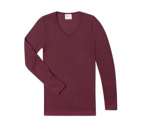Engel Natur Engel Natur - wollen shirt dames - bordeaux