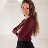 Engel Natur Engel Natur - wollen shirt dames - bordeaux