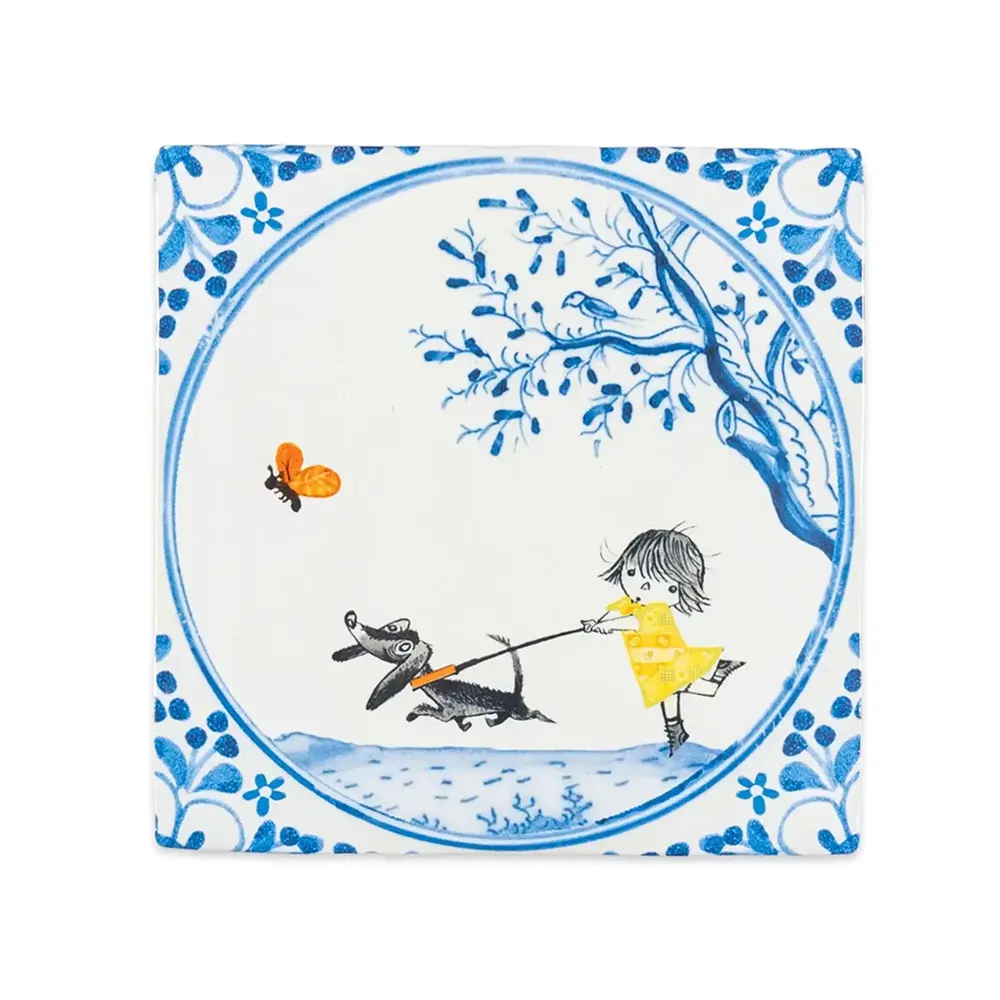 Storytiles Storytiles - tegel small - beste vriendjes (10x10 cm) Storytiles Storytiles - tegel small - beste vriendjes (10x10 cm)