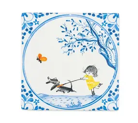 Storytiles Storytiles - tegel small - beste vriendjes (10x10 cm) Storytiles Storytiles - tegel small - beste vriendjes (10x10 cm)