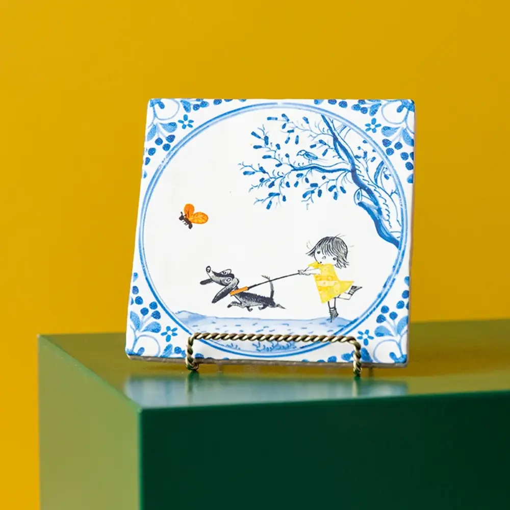 Storytiles Storytiles - tegel small - beste vriendjes (10x10 cm) Storytiles Storytiles - tegel small - beste vriendjes (10x10 cm)
