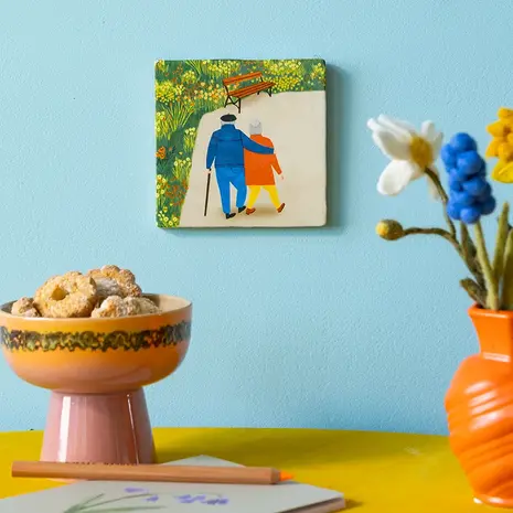 Storytiles Storytiles - tegel small - couple goals (10x10 cm) Storytiles Storytiles - tegel small - couple goals (10x10 cm)