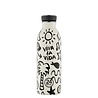 24 Bottles 24 Bottles - rvs drinkfles (500 ml) - viva la vida 24 Bottles 24 Bottles - rvs drinkfles (500 ml) - viva la vida
