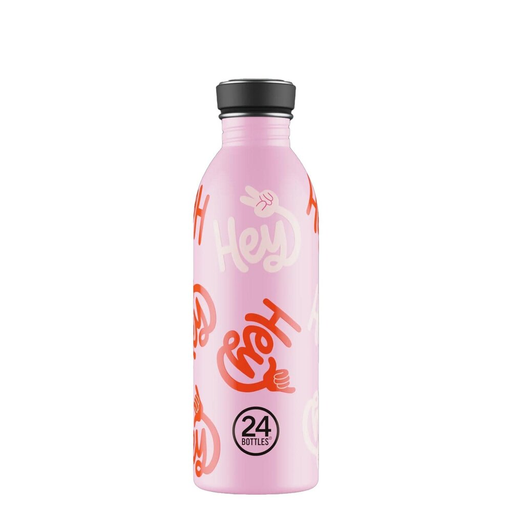 24 Bottles 24 Bottles - rvs drinkfles (500 ml) - hey pink