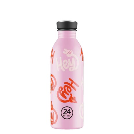 24 Bottles 24 Bottles - rvs drinkfles (500 ml) - hey pink
